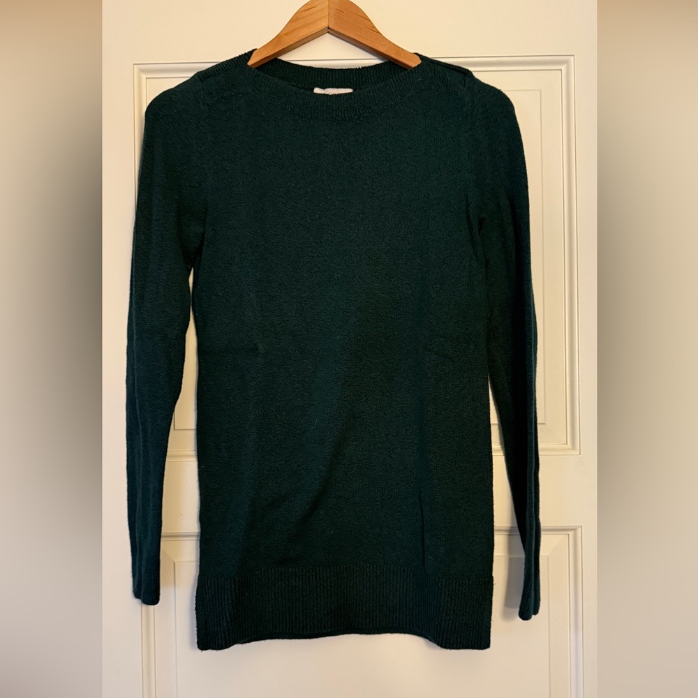 LOFT Forest Green Knit Sweater